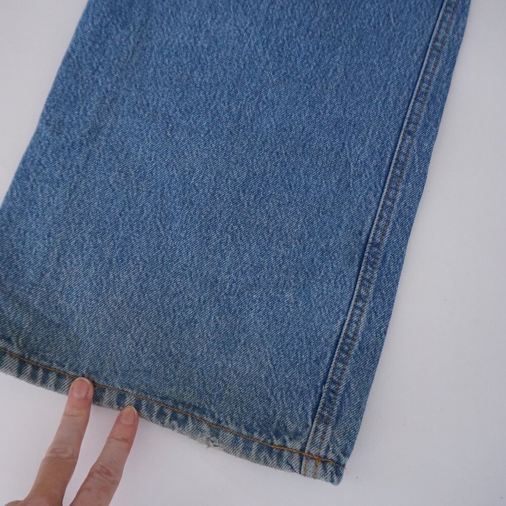 Dynamite Heidi Blue Cargo Pocket Wide Leg Jeans Utility Denim Streetwear 31 - Picture 11 of 14